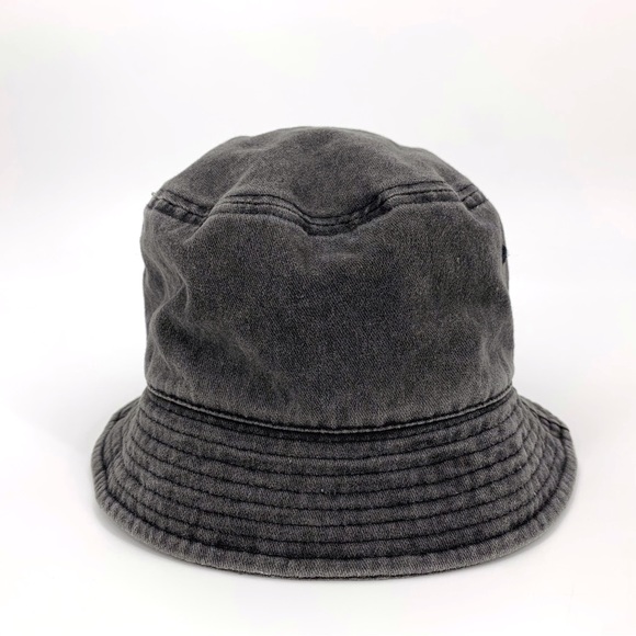 Ardene Tie Dye Yin & Yang Bucket Hat and Faded Black Denim Bucket Hat, One Size - Picture 9 of 16
